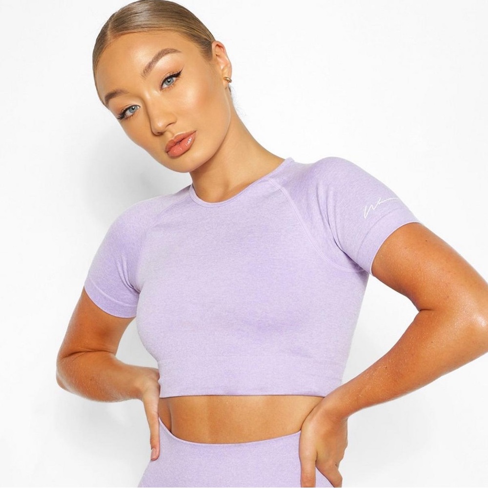 BOOHOO SEAMLESS GYM CROP TOP